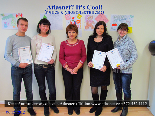 English in Tallinn. Atlasnet!